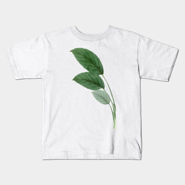 Nature Leaf Kids T-Shirt by Hastag Pos